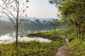 Walkway near the lake