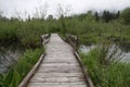 Walkway over marsh land
