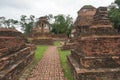 Walkway at the the ruins, Thailand