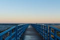 Walkway at sunrise Royalty Free Stock Photo