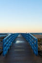 Walkway at sunrise Royalty Free Stock Photo