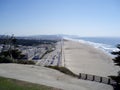 Walkway in Sutro Heights with view of Ocean Beach