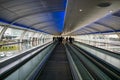 Manchester Airport walkway Royalty Free Stock Photo