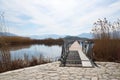 Walkway to Agios Achilios island