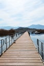 Walkway to Agios Achilios island