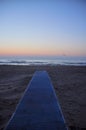 Walkway to the beach Royalty Free Stock Photo