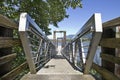 Walkway to Boat Moorage Royalty Free Stock Photo