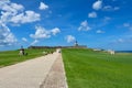 The Walkway to Enter El Morro Fort - Old San Juan, Puerto Rico Royalty Free Stock Photo