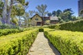 Walkway to Marston House Museum & Gardens. San Diego, CA