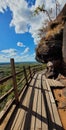 Walkway to Phutok hill