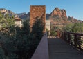 Walkway to shopping, uptown Sedona