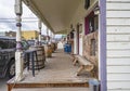 Walkway in the Town of Fairplay, Colorado