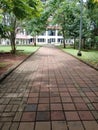 Walkway universitas Indonesia Royalty Free Stock Photo