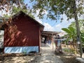 Walkway in village at Khlong suan at Thailand