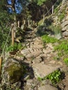 Walkways along the Corgo River in Vila Real, northern Portugal