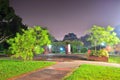 Walkways at Ang Mo Kio Town Garden by night