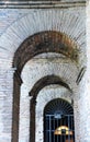 Walkways in the Aurelian Walls of Rome Royalty Free Stock Photo