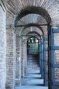 Walkways in the Aurelian Walls of Rome Royalty Free Stock Photo