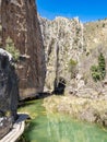 Walkways of Montoro in Teruel province, Spain