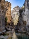 Walkways of Montoro in Teruel province, Spain