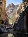 Walkways of Montoro in Teruel province, Spain