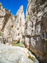 Walkways of Montoro in Teruel province, Spain