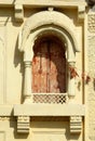 Wall art and windows architecture of 200 year old Temple