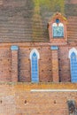 Wall of Assumption NMP and Holly Andrzej Cathedral Royalty Free Stock Photo