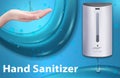 Wall automatic sanitizer dispenser for hand. Rubbing Alcohol based. Wall mounted soap or antiseptic dispenser. Covid-19 spread