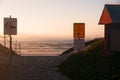 Wall Beach, Vandenberg Air Force Base Royalty Free Stock Photo