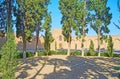 The wall behind the Fin Garden, Kashan, Iran Royalty Free Stock Photo
