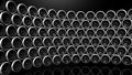 Wall of black speakers Royalty Free Stock Photo