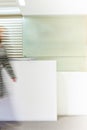 Wall with blurred person abstract image Royalty Free Stock Photo