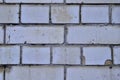 Wall brick building background white retro pattern colored textured Royalty Free Stock Photo