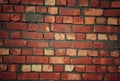 Wall of brick.Old Red Brick Wall with Lots of Texture and Color Royalty Free Stock Photo