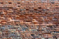 A wall built of different bricks Royalty Free Stock Photo