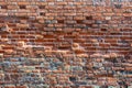 A wall built of different bricks