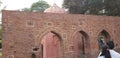 The wall with the bullet marks on Jallianwala Bagh Amritsar India