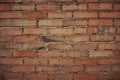 A wall of burnt brick Royalty Free Stock Photo