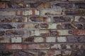 A wall of burnt brick Royalty Free Stock Photo