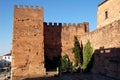 Wall of Caceres Royalty Free Stock Photo