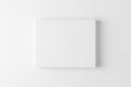 Wall canvas mockup, landscape orientation Royalty Free Stock Photo