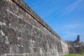 Wall of Cartagena de Indias Royalty Free Stock Photo