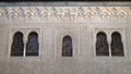 Wall carvings in Alhambra, Granada, Spain