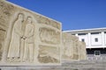 Wall carvings in the li dazhao memorial hall, Leting county, hebei province, China Royalty Free Stock Photo