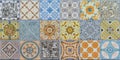 Wall ceramic tiles patterns Mega set