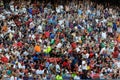 Wall of Cheering Fans