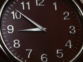 Wall clock close up background Royalty Free Stock Photo