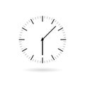 Wall clock icon isolated on white background Royalty Free Stock Photo