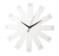Wall clock over a white background. Royalty Free Stock Photo